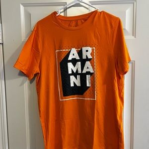 Orange Armani  Xchange men’s large shirt